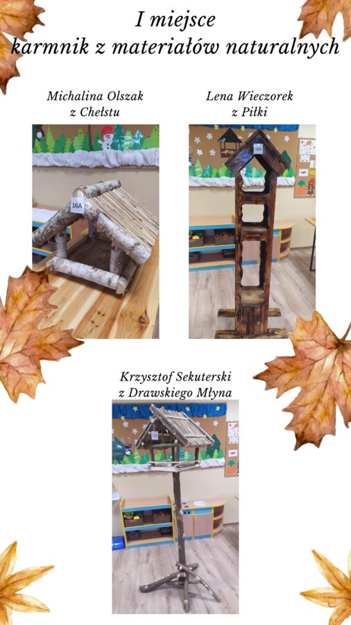 Eko-przedszkolaki dbają zimą o ptaki