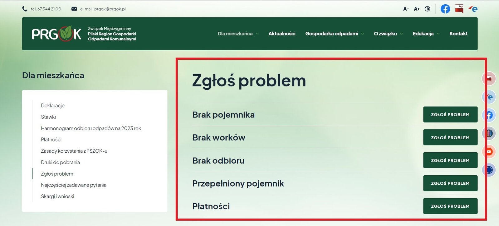 Formularz kontaktowy - szybki sposób na załatwienie sprawy