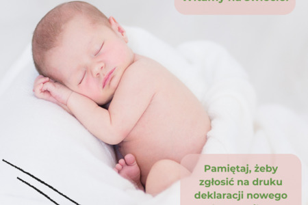 Zgłoś narodziny dziecka. To ważne.