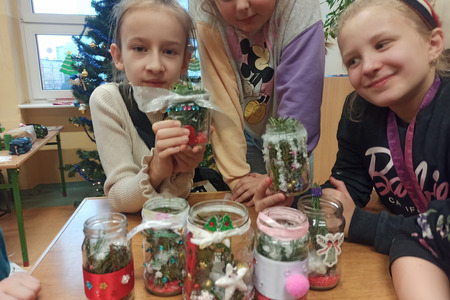 Eko-ozdoby w wykonaniu Klasy Patronackiej