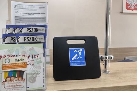 Pętla indukcyjna w Biurze Obsługi Klientów