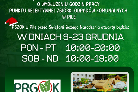 PSZOK Piła - komunikat