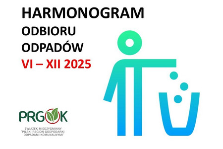 HARMONOGRAMY ODBIORU ODPADÓW VI-XII 2025