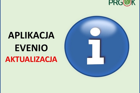 Aktualizacja aplikacji - EVENIO