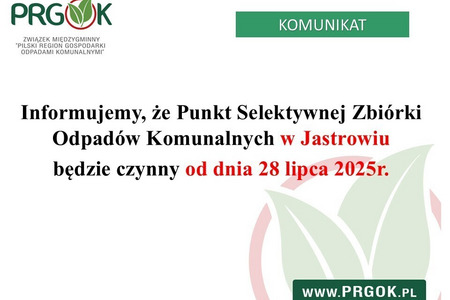 PSZOK Jastrowie - informacja