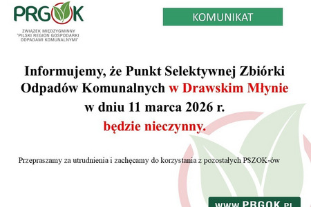 PSZOK Drawski Młyn - informacja