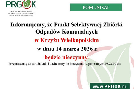 PSZOK Krzyż Wielkopolski - informacja